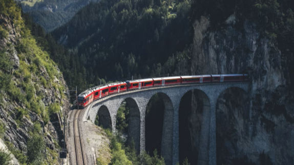 Bilde av tog, illustrasjonsbilde