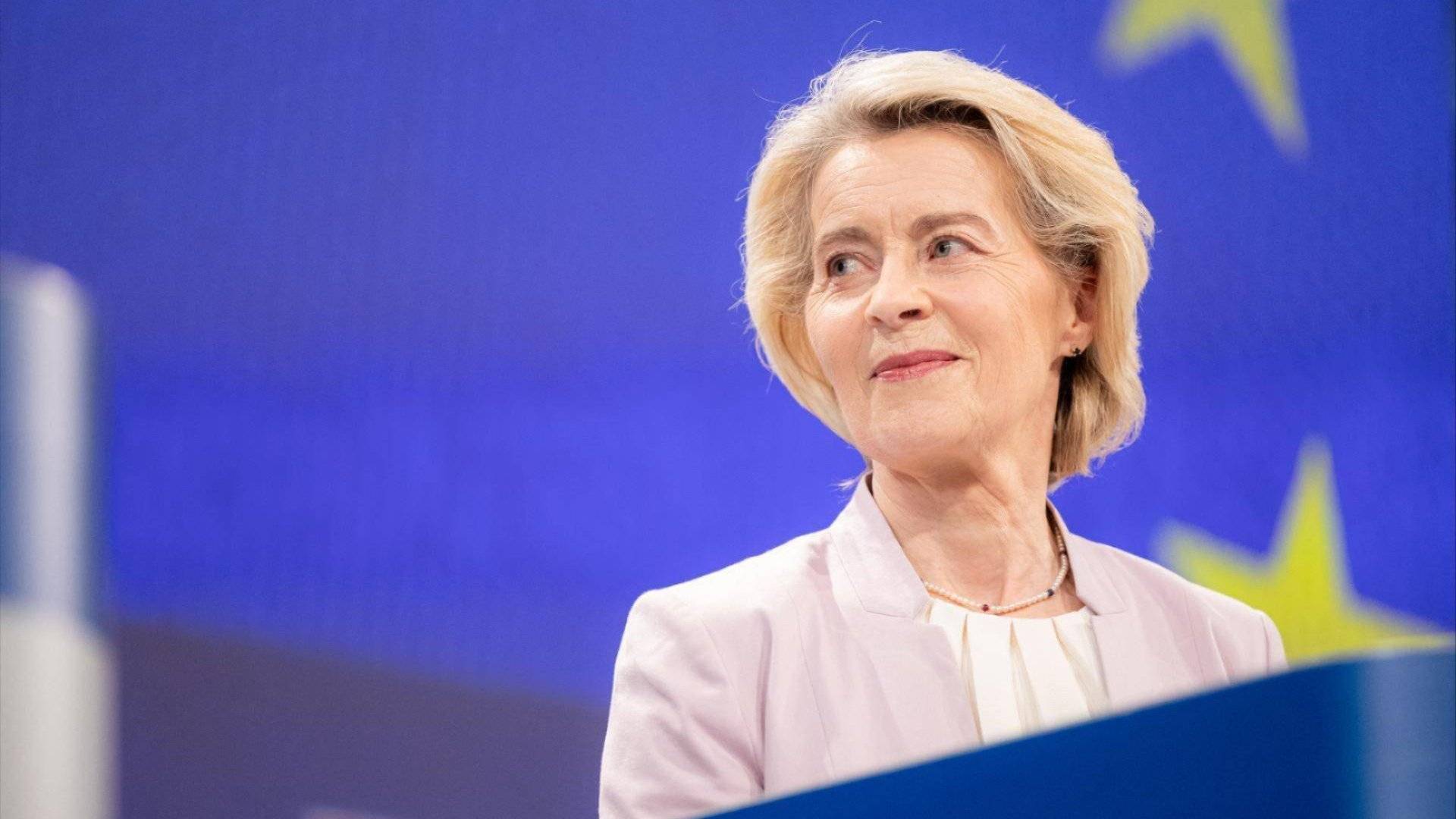 Bilde av EU-kommisjonens president Ursula von der Leyen