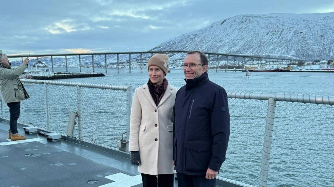 Bilde av Espen Barth Eide og Kaja Kallas i Tromsø