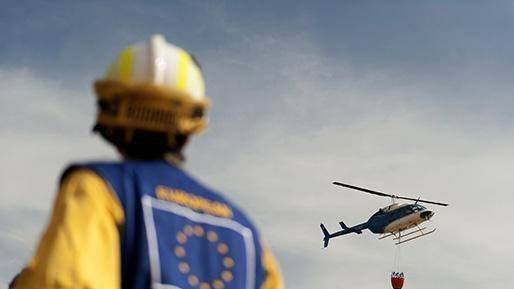 Bilde av sivil beskyttelsesarbeider i EU