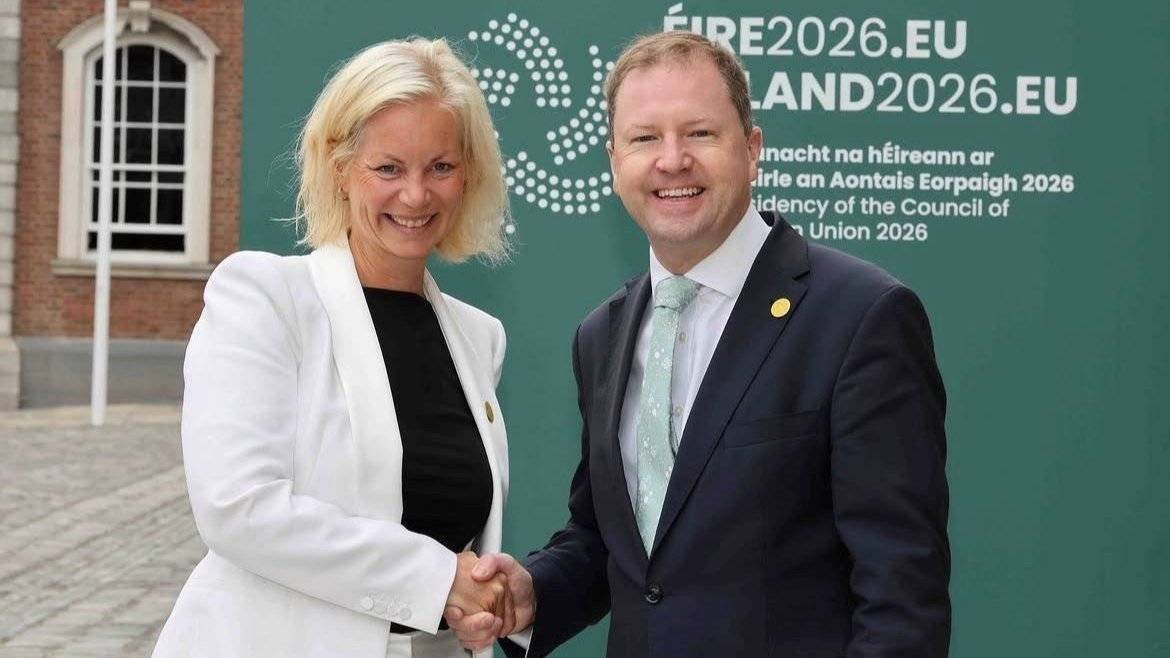 Statsråd Sigrun Aasland og Christian Ehler