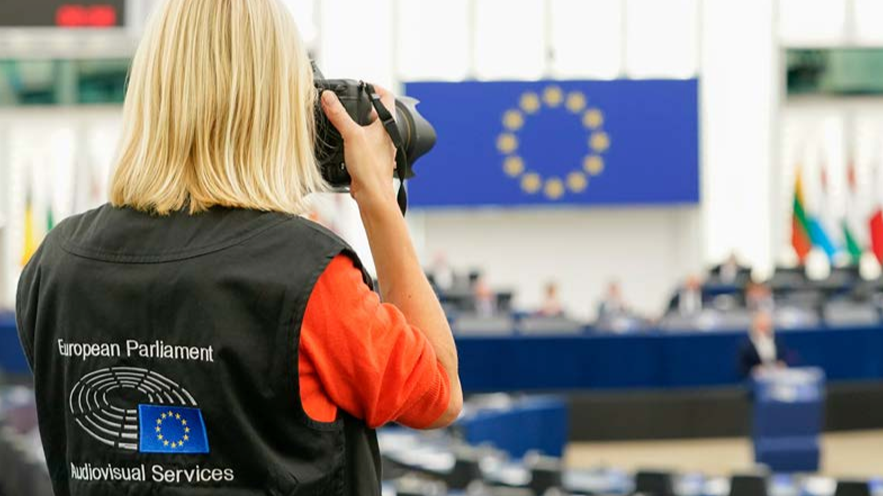 Bilde av fotograf i Europarlamentet