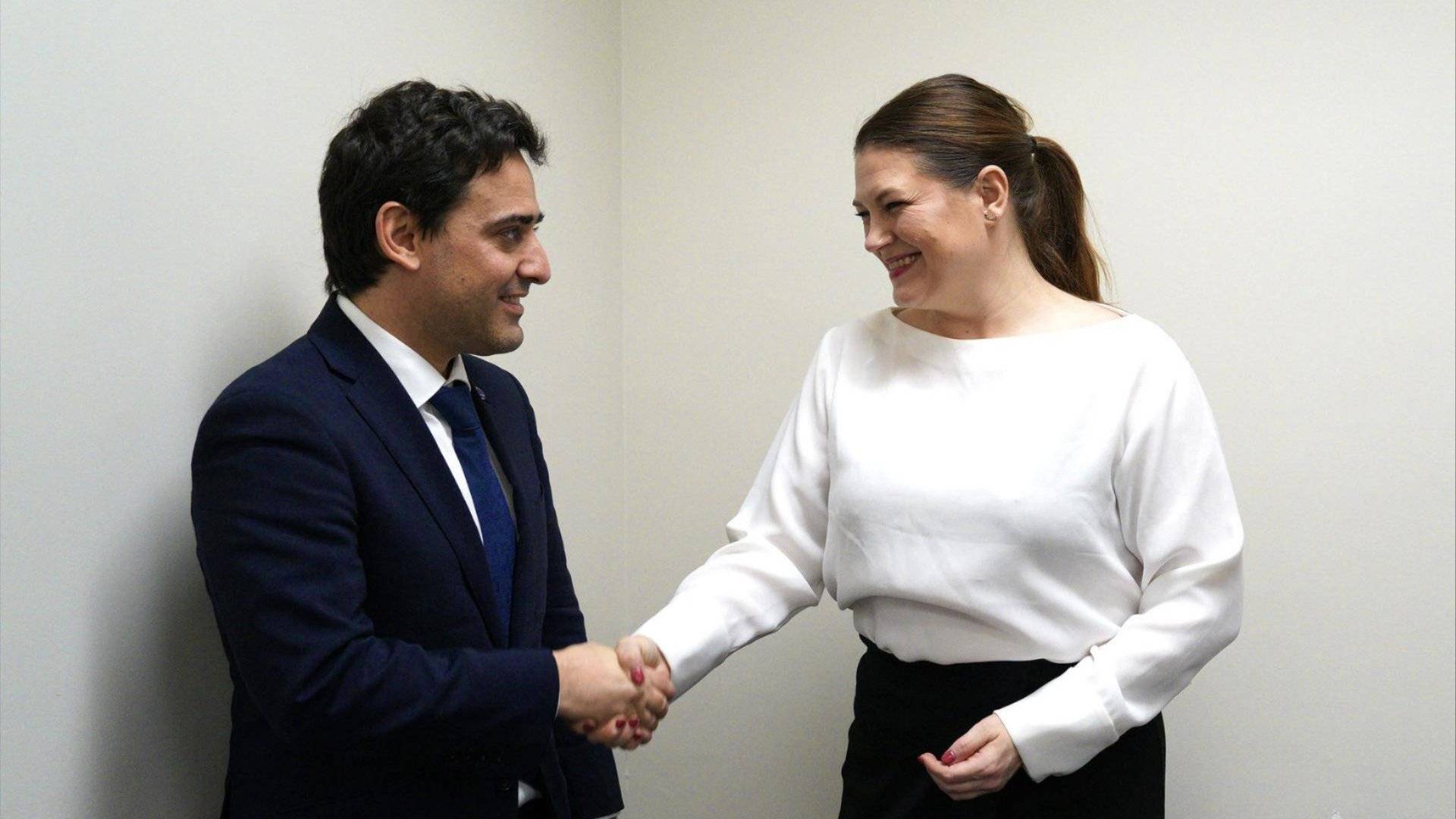 Bilde Cecilie Myrseth og Stéphane Séjourné