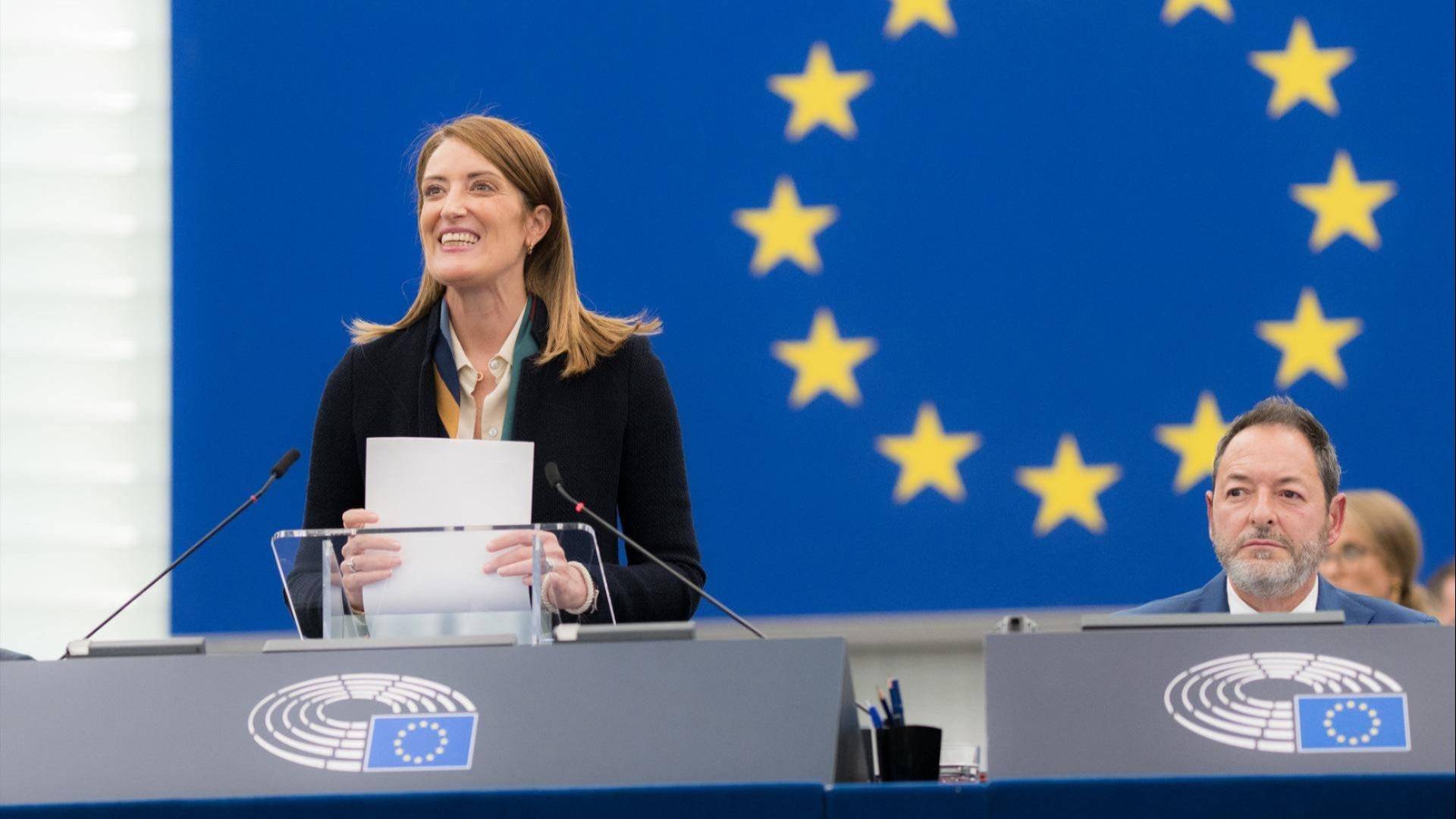 Arkivfoto fra en tidligere plenumssesjon i Europaparlamentet