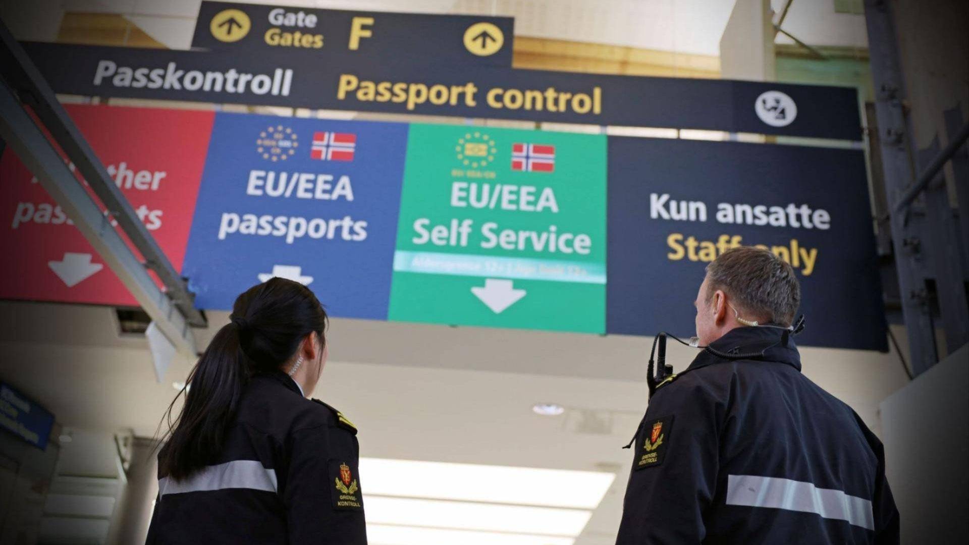 Illustrasjonsbilde fra Schengen-grense