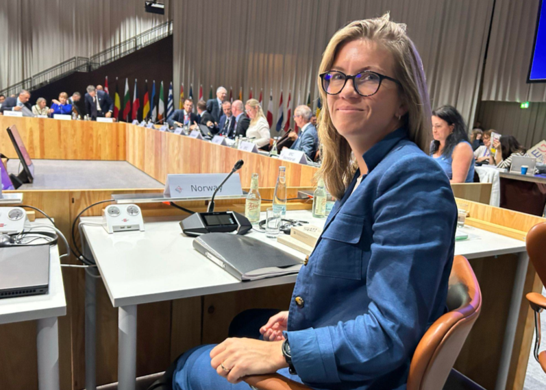 Bilde av statssekretær i Finansdepartementet, Sissel Kruse Larsen 