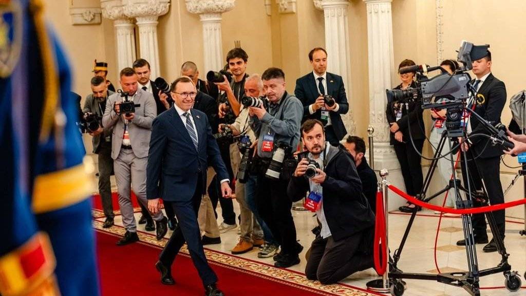 Utenrikminister Espen Barth Eide i Romania