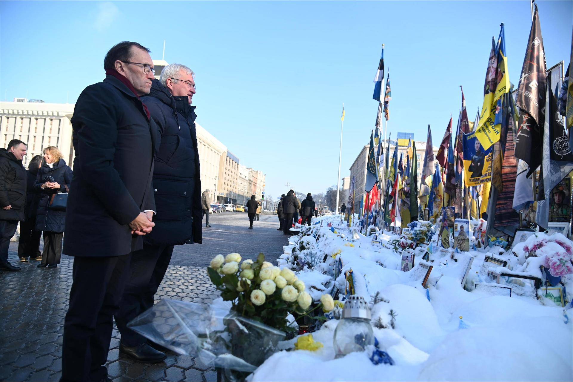 Bilde av Espen Barth Eide i Kyiv